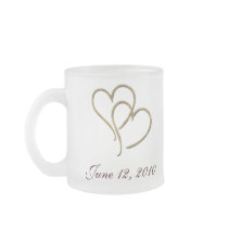 Hearts of gold coffee mug