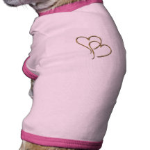 Hearts of gold pet shirt