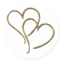 Hearts of gold stickers by perfectpostage Hearts of gold stickers