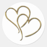 Hearts of gold sticker