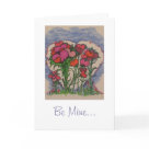 postcard - Original graphic design by Pat Moore.  Beautiful Valentine's Day card, or customize it for a wedding, shower, engagement or other romantic expression.