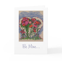 Hearts of Love Bouquet, Be Mine... cards