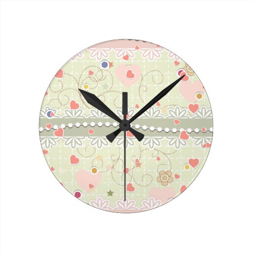 Hearts of Love Clock