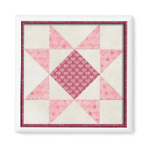 Hearts of Love Quilt Refrigerator Magnets