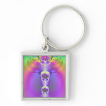 Hearts of Promise Fractal Keychains
