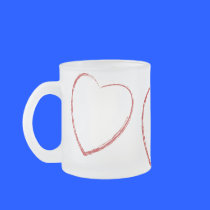 Hearts on a mug