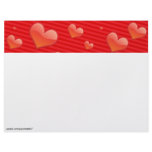 Hearts on a String Custom Letterhead