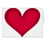 hearts on paper card