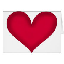 hearts on paper card