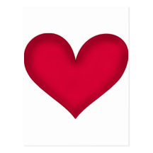 hearts on paper postcard
