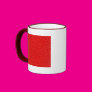 Hearts on Red Mugs Hearts on Red Mugs