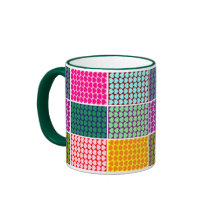 Hearts Patchwork Coffee Mug