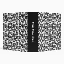 Hearts Pattern (2.0in) 3 Ring Binders