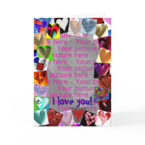 Hearts Picture Frame Card