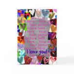 Hearts Picture Frame Card