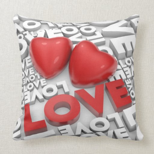 Hearts pillow