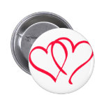 hearts pinback button