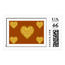 Hearts postage