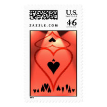Hearts postage