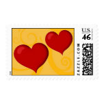 Hearts postage