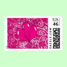 Hearts and Swirls Stamp