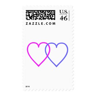 Hearts Postage stamp