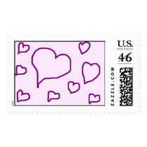 Hearts postage