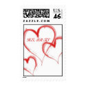 Hearts Postage postage