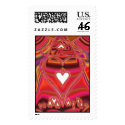 Hearts postage