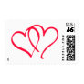 hearts postage stamps hearts postage stamps