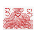 hearts postcards