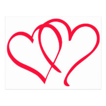 hearts postcards