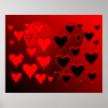Hearts Print