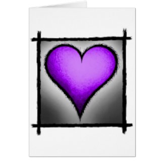 hearts-Purple card