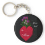 Hearts & Roses, Customizable Keychain