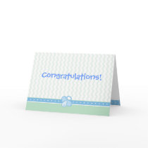 Hearts/Ruffles/Pacifier Congratulations cards