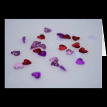 Hearts & snow notecard cards