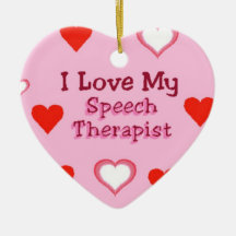 Hearts: Speech Therapist Ornament