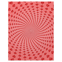 Hearts Spiral: Vector Artwork: Full Color Flyer
