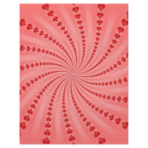 Hearts Spiral: Vector Artwork: Personalized Flyer