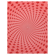 Hearts Spiral: Vector Artwork: Custom Letterhead