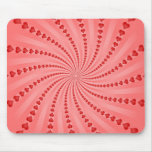 Hearts Spiral: Vector Artwork: Mouse Pads