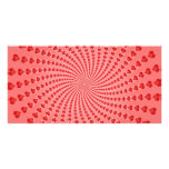 Hearts Spiral: Vector Artwork: Picture Card