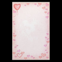 Hearts stationery