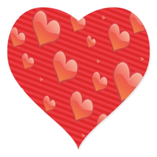 Hearts Sticker sticker