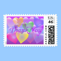 Hearts Thank You Stamp