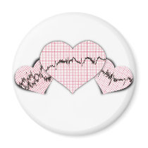Hearts Together magnets