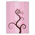 Hearts Tree Card cards