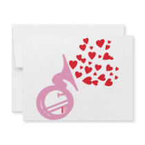 Hearts Tuba invitations by hamitup Hearts Tuba invitations