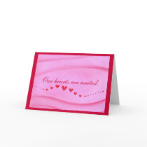 Hearts united, wedding invitations cards by Cherylsart Hearts united, wedding invitations cards